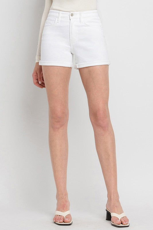 Jenna White Denim Shorts