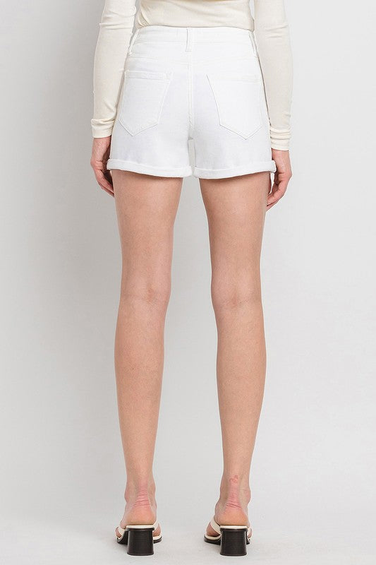 Jenna White Denim Shorts