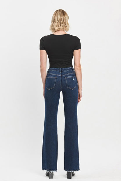 Restructured Relaxed Flare Denim