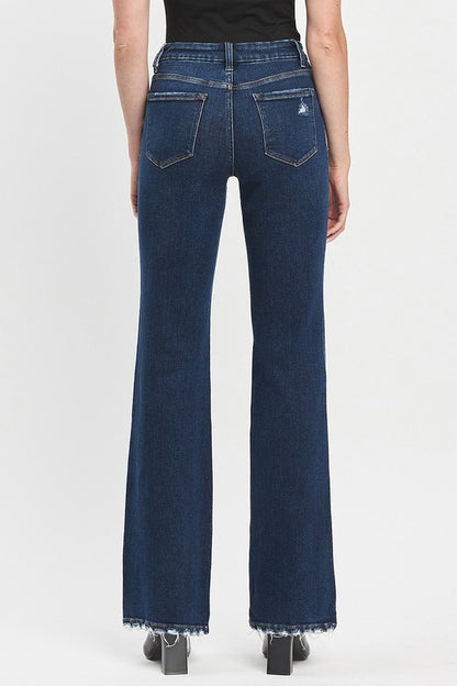 Restructured Relaxed Flare Denim