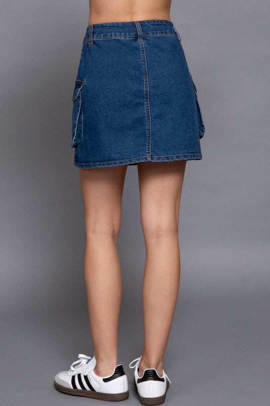 Go Getter Denim Skirt