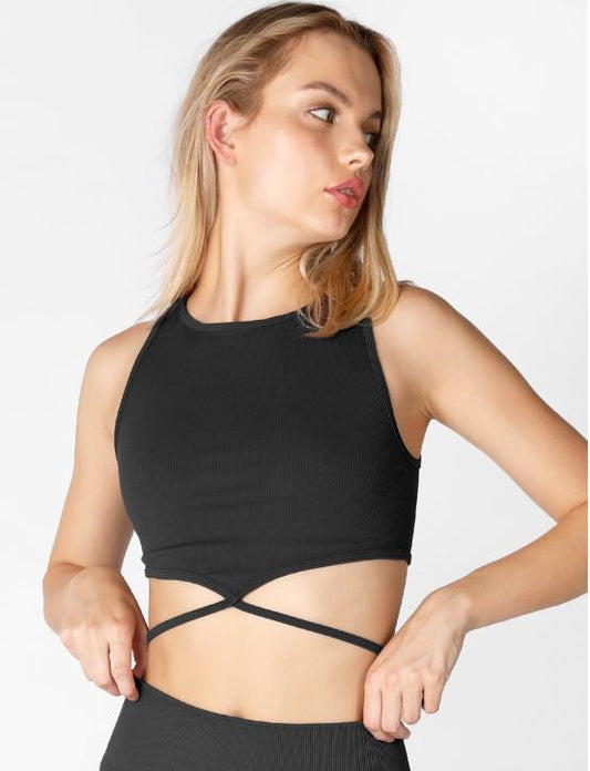 Tie Waist Crop Top