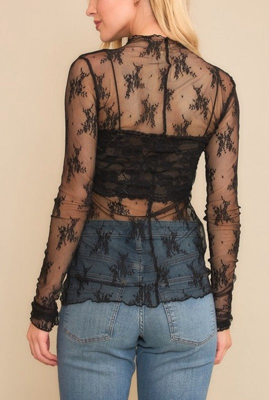 Lacey Baby Mesh Top